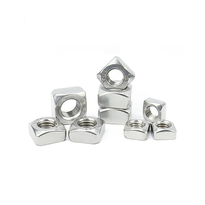 DIN 562 rustfrit stål firkantede tynde møtrikker DIN 562 rustfrit stål firkantede tynde møtrikker