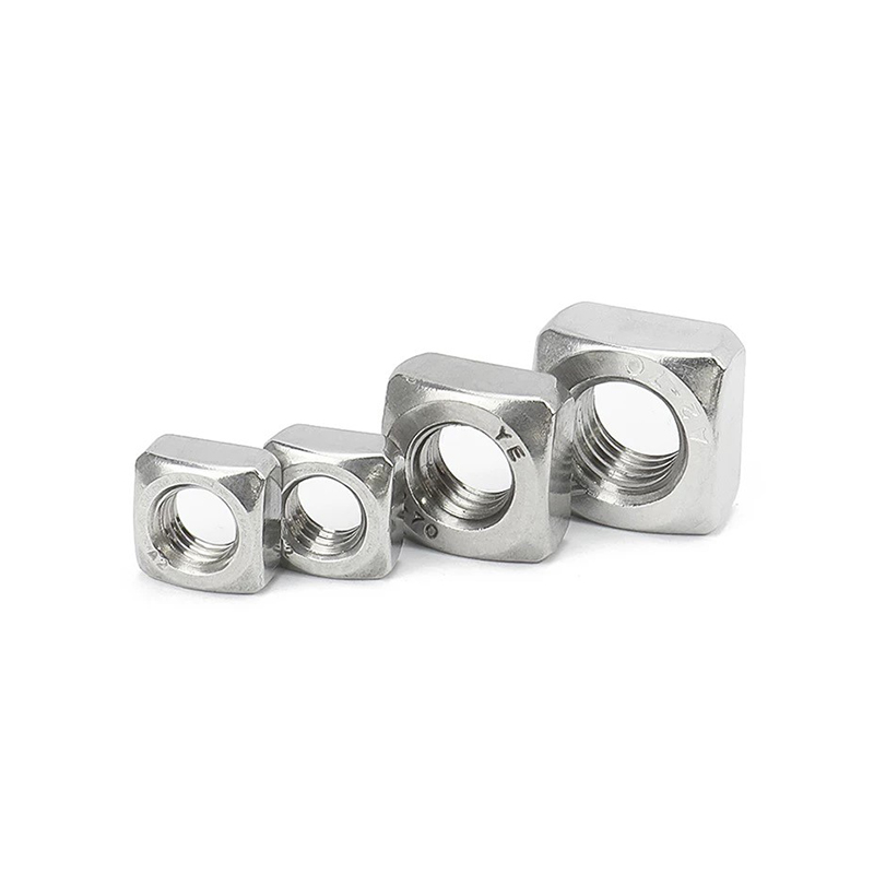 DIN 562 rustfrit stål firkantede tynde møtrikker DIN 562 rustfrit stål firkantede tynde møtrikker