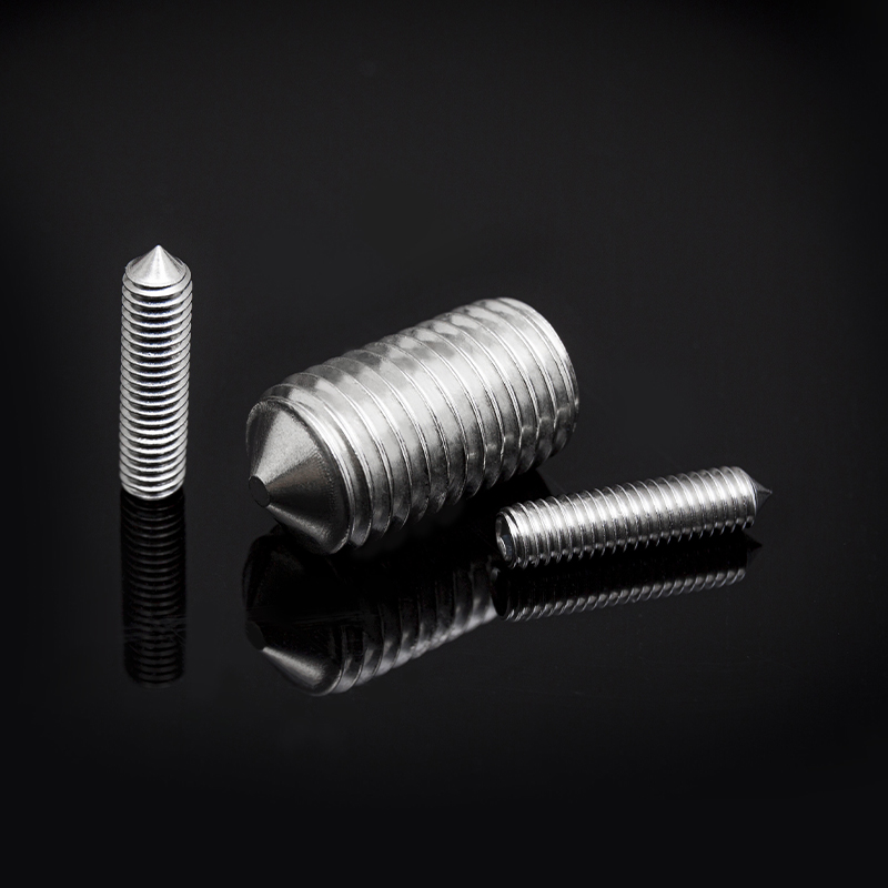 DIN914 rustfrit stål sekskantet fatningssæt skruer med keglespids