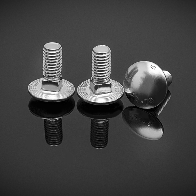 DIN603 Svampehoved i rustfrit stål med firkantede halsbolte
