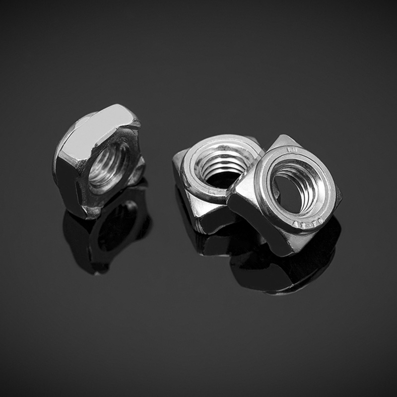 DIN 928 rustfrit stål firkantede svejsemøtrikker